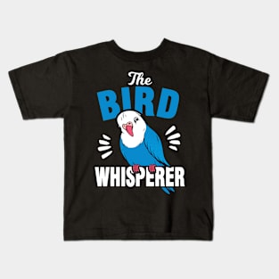 Bird Budgie Whisperer Gift Kids T-Shirt